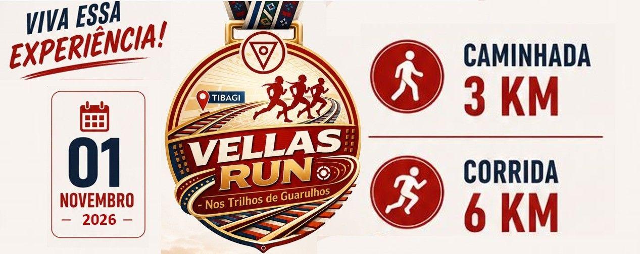 Imagem de divulgação do evento VELLAS RUN
