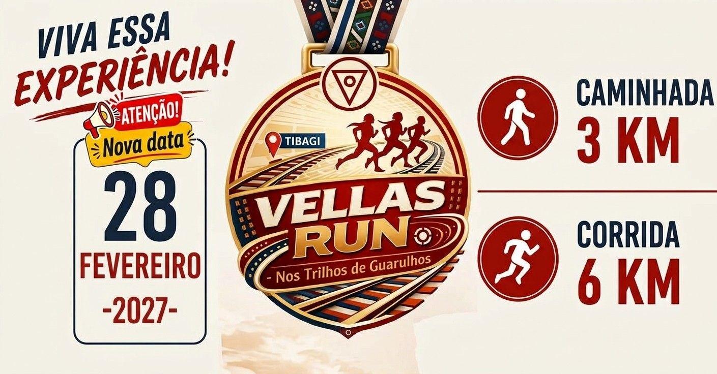 Imagem de divulgação do evento VELLAS RUN